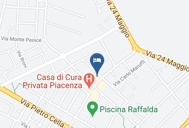 Piacenza - Affittacamere Serena Maps