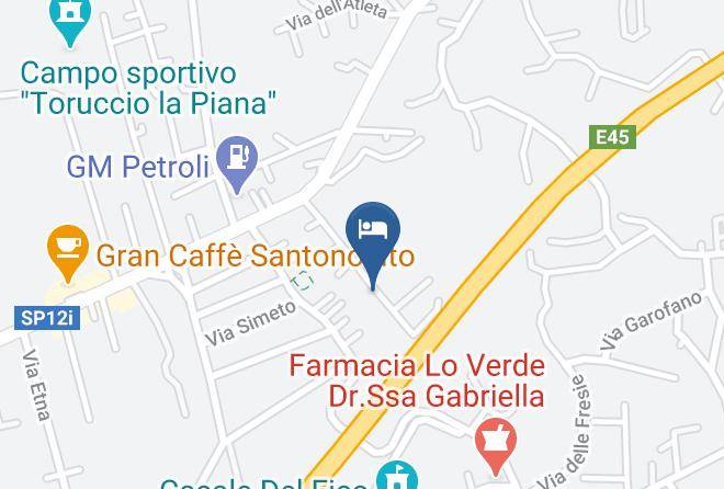 Catania - Affittacamere Tevere Maps