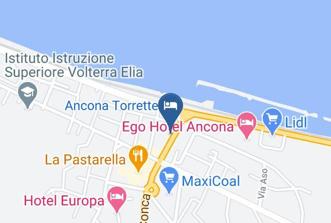 Ancona - Affittacamere Torrette Maps
