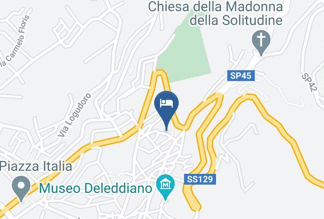 Nuoro - Affittacamere Tzia Costanza Maps