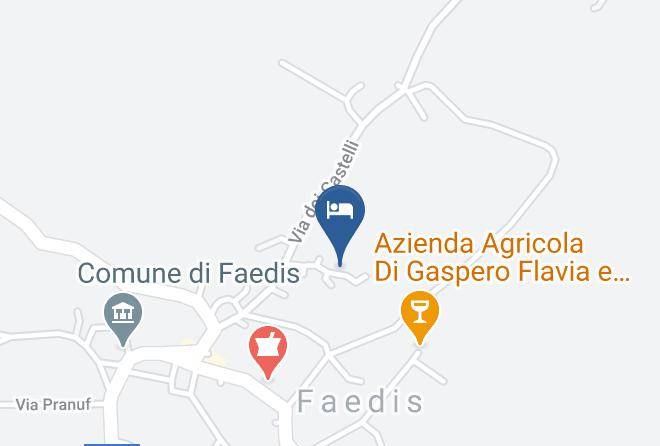 Udine - Affittacamere Valnascosta Maps