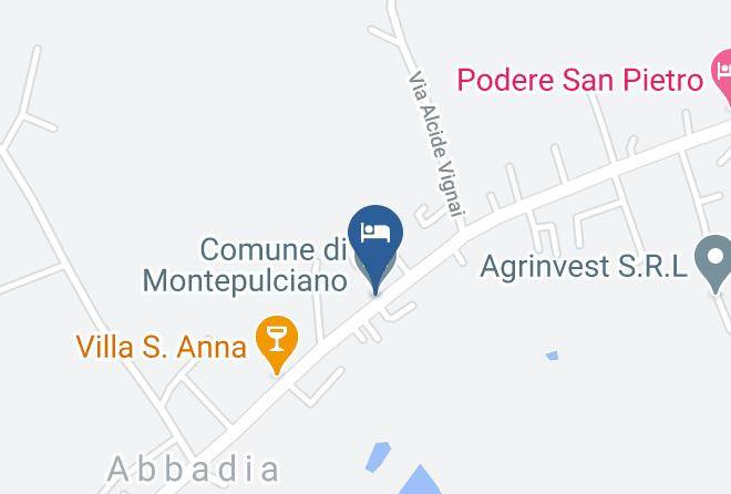 Siena - Affittacamere Zela Di Maggio Maps