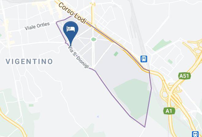 Affittimodermi Milano Map