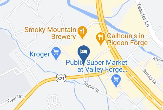 Sevier - Affordable Cabins In The Smokies Maps