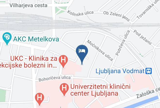 Ljubljana - Affordable Flat Biserka Maps