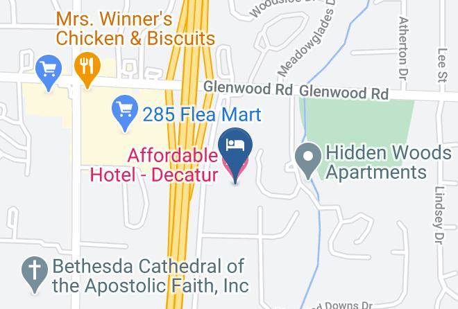 Dekalb - Affordable Hotel Decatur Maps