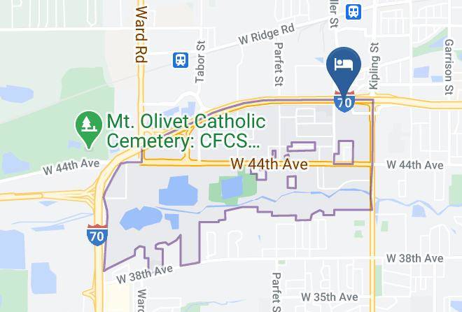 Jefferson - Affordable Inns Denver West Maps