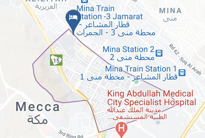 Mecca - Afraa Hotel Maps