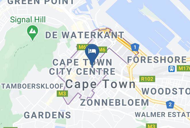City Of Cape Town - Afribode's Mountain View Suite Maps