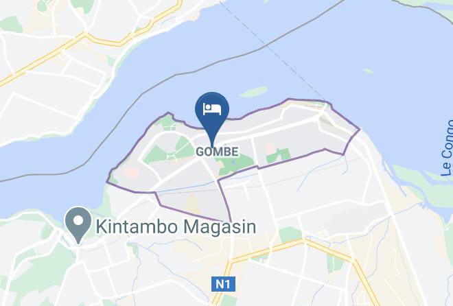 Kinshasa Urban - African Dream Hotel Maps