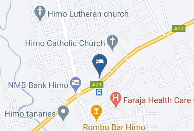 African Flower Hotel Map