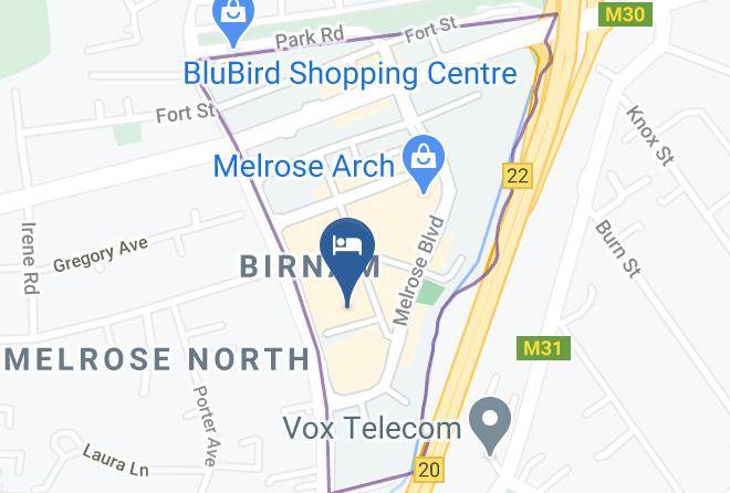 City Of Johannesburg - African Pride Melrose Arch Autograph Collection Maps