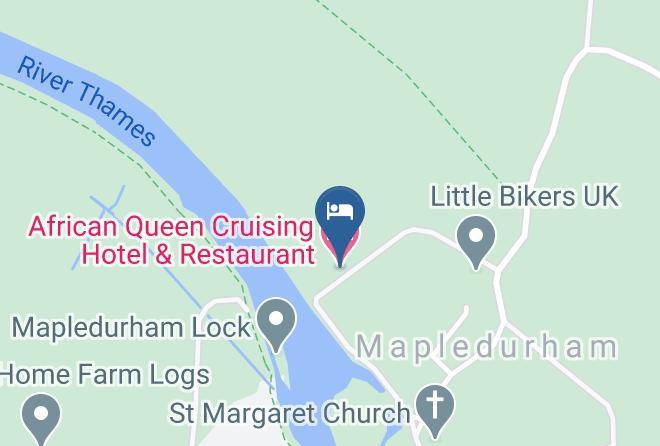 African Queen Cruising Hotel & Restaurant Map