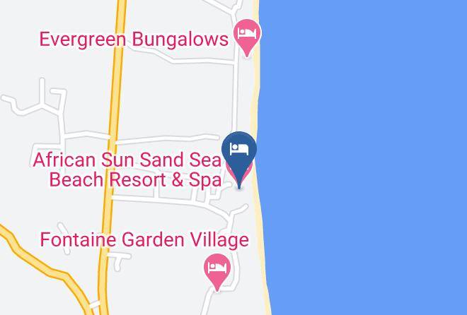 Zanzibar South - African Sun Sand Sea Beach Resort & Spa Maps