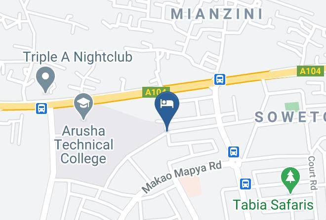 Arusha - Africana Grand Hotel Arusha Maps