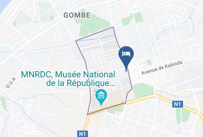 Kinshasa Urban - Africana Palace Maps