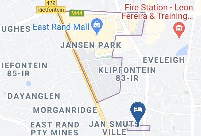 Ekurhuleni - Afrique Boutique Hotel Or Tambo & Conference Venue Maps