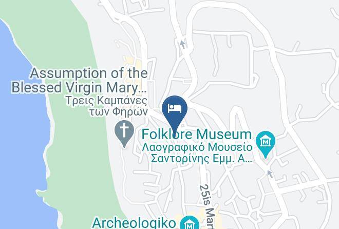 Afrodete Hotel Santorini Map