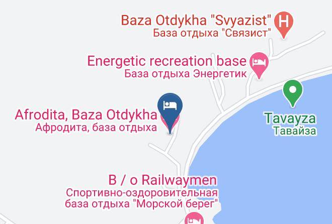 Artem - Afrodita Baza Otdykha Maps