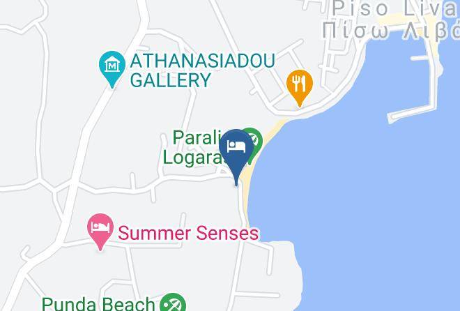 Paros - Afroditi Studios Maps