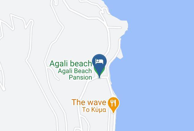 Khios - Agali Beach Maps
