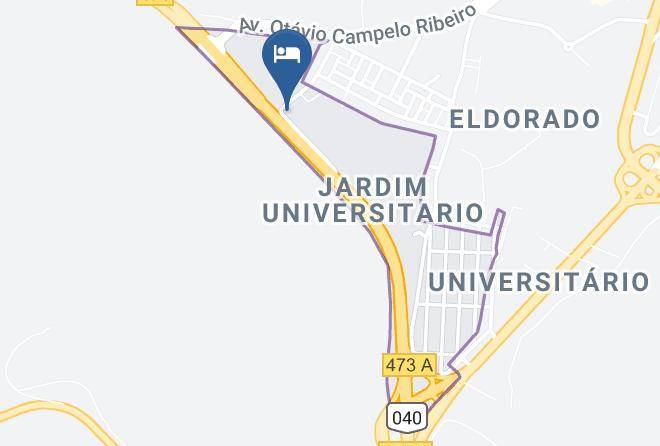 Sete Lagoas - Agape Motel Maps