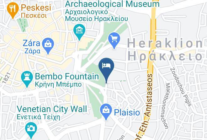 Iraklion - Agapi Beach Maps