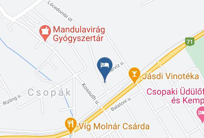 Csopak - Agas Vendeghaz Maps