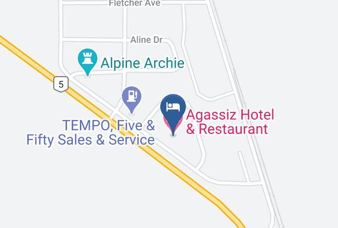 Division 17 - Agassiz Hotel & Restaurant Maps