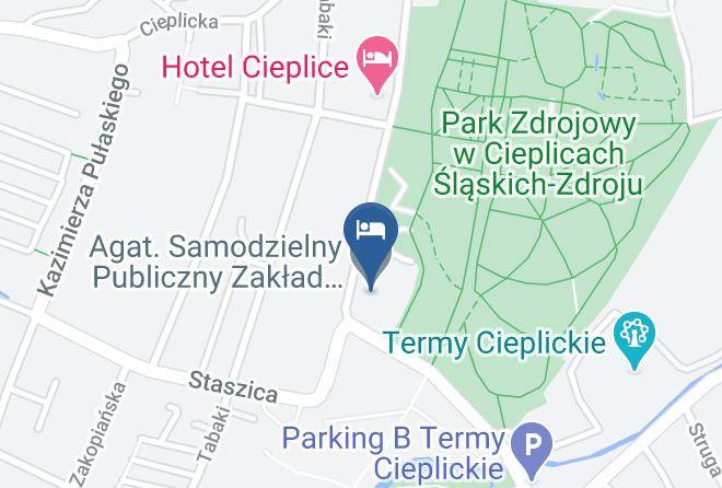 Jelenia Gora - Agat Samodzielny Publiczny Zaklad Opieki Zdrowotnej Sanatorium Mswia Maps