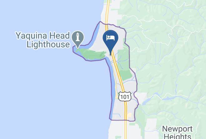 Lincoln - Agate Beach Motel Maps