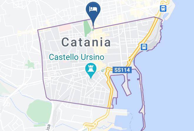 Catania - Albergo Agathae Maps