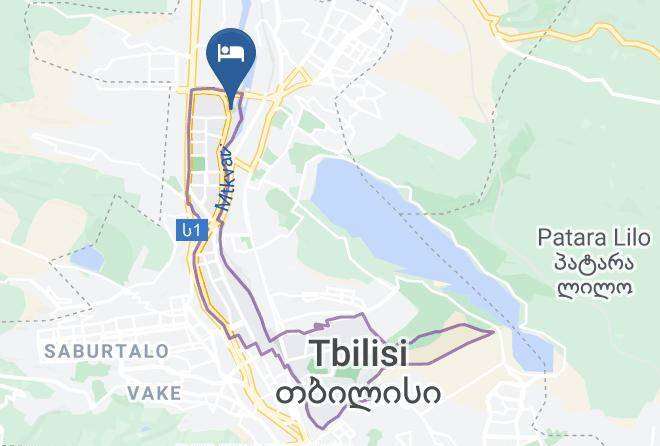 Tbilisi - Hotel Agava Maps