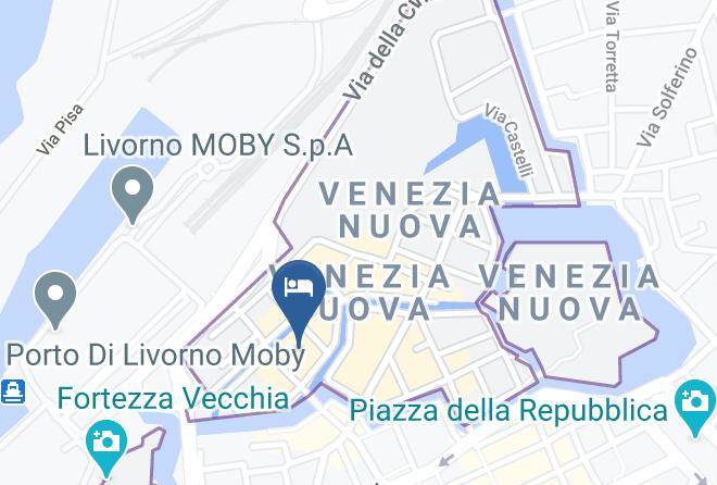 Leghorn - Agave In Citta Maps