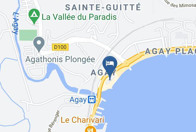 Var - Agay Beach Hotel Maps