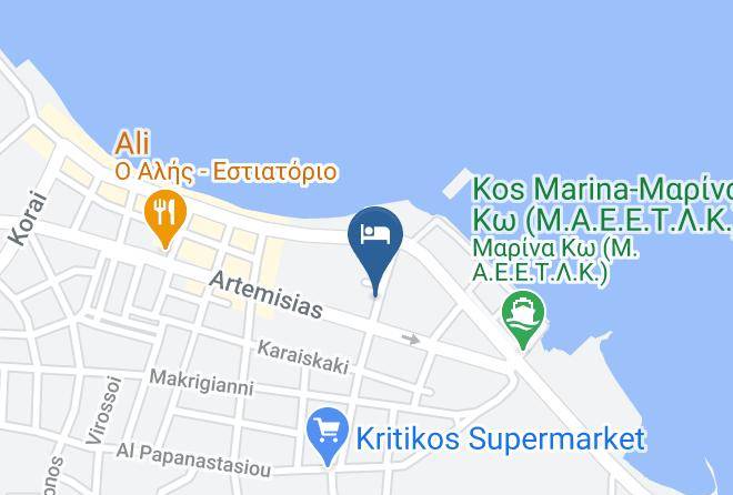 Kos - Agela Hotel Maps