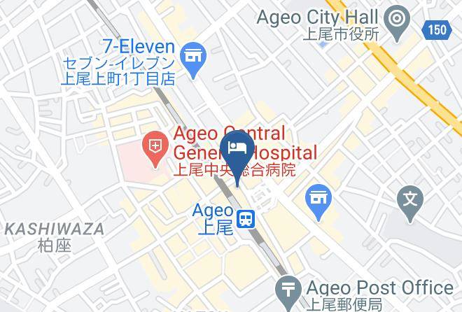 Ageo City - Ageo Tobu Hotel Maps