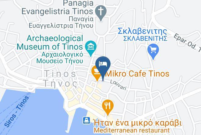 Tinos - Ageri Hotel Tinos Maps
