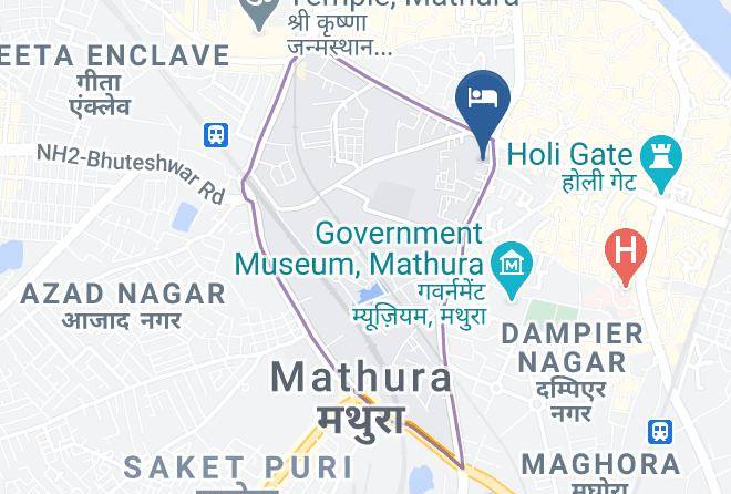 Mathura - Aggarwal Atithi Bhwan Maps