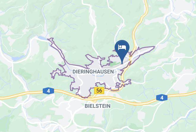 Oberbergischer Kreis - Aggertal Hotel Garni Maps