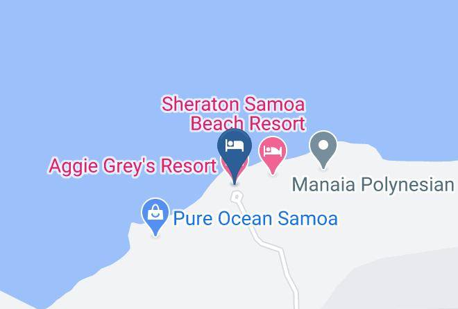 Apia - Sheraton Samoa Beach Resort Maps
