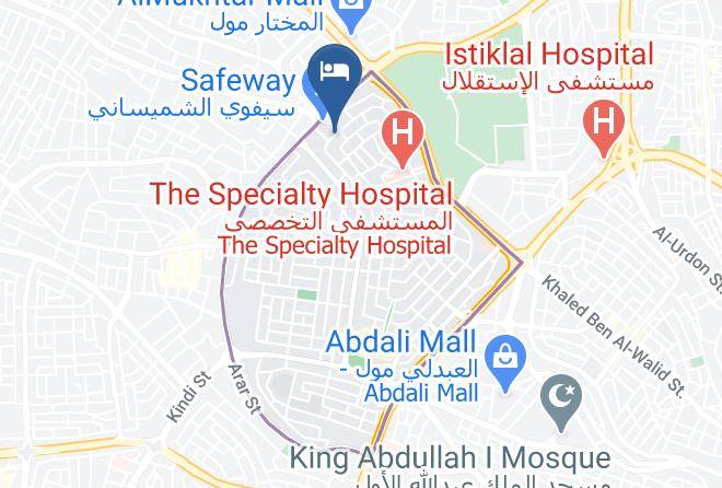 Amman - Aghadeer Hotel Maps
