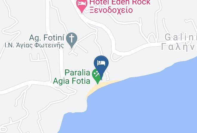 Lasithi - Agia Fotia Cretan Restaurant Maps