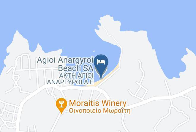 Paros - Agioi Anargyroi Beach S A Maps