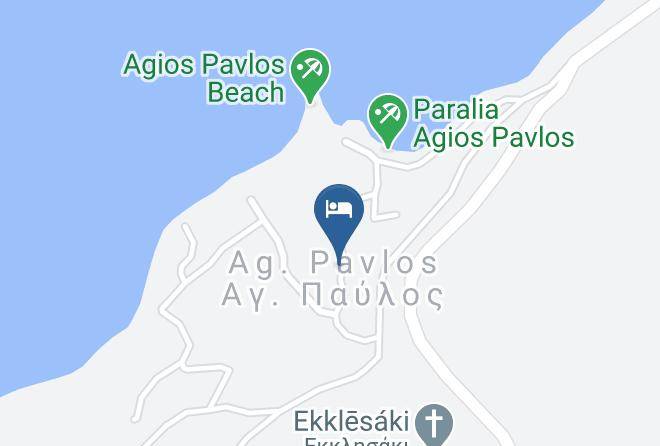 Naxos - Agios Pavlos Studios Maps