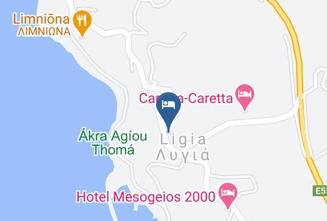Preveza - Agios Thomas Hotel Maps