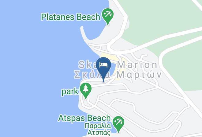 Thasos - Aglaia Pension Maps
