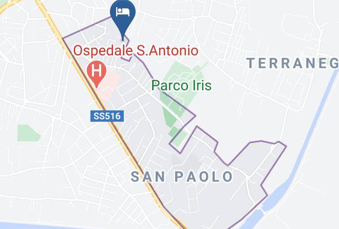 Padua - Agli Ospedali Maps