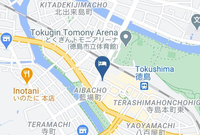 Tokushima City - Agnes Hotel Tokushima Maps