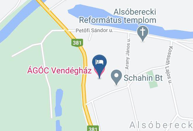 Alsoberecki - Agoc Vendeghaz Maps